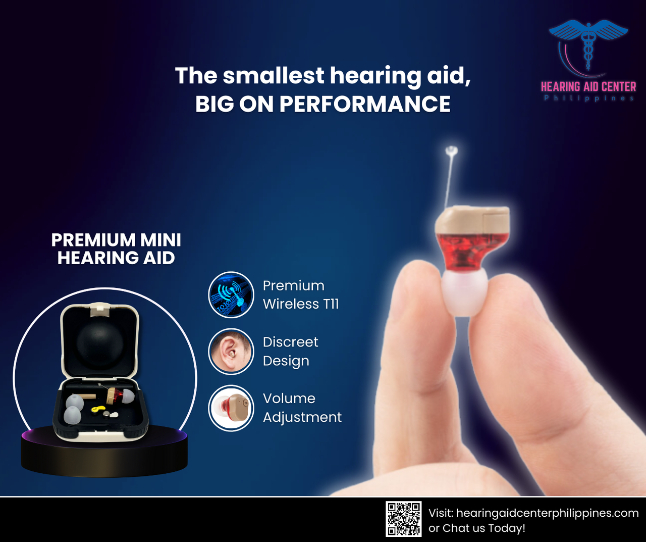 Premium Mini Hearing Aid - T11