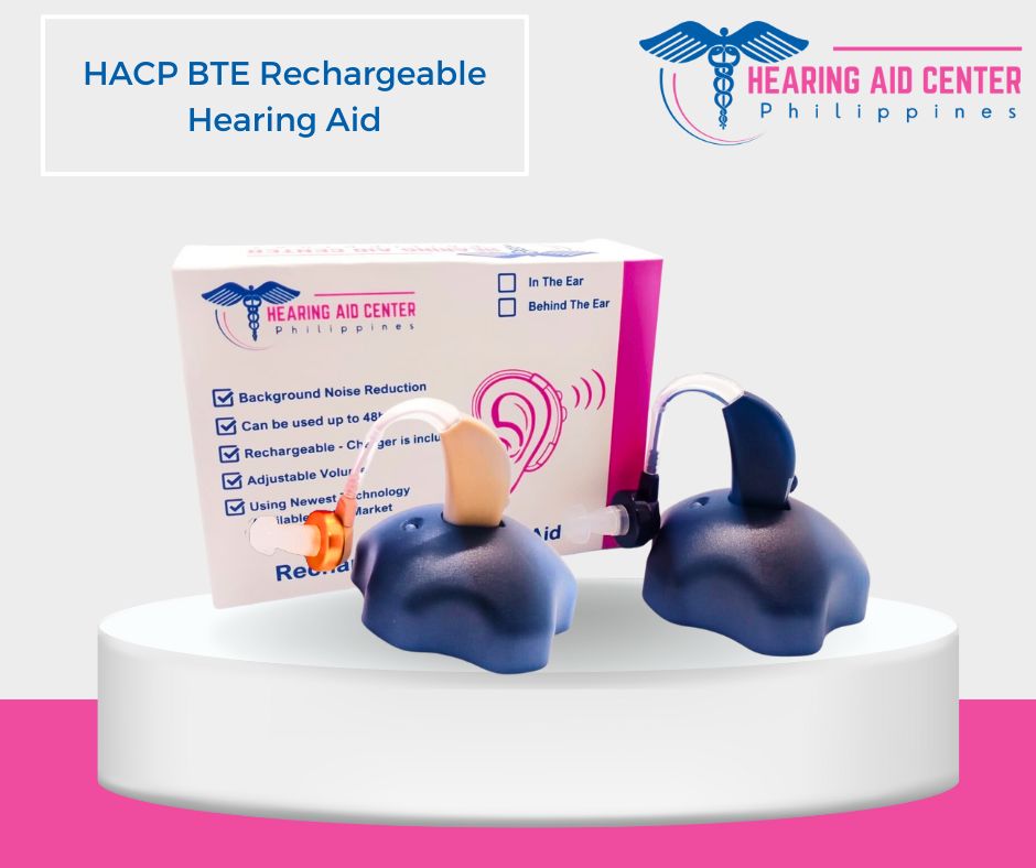 BTE Rechargeable Hearing Aid (Skin-Tone)